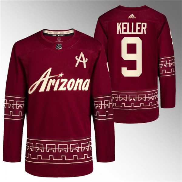 Men's Arizona Coyotes #9 Clayton Keller Garnet Alternate Pro Jersey Dzhi,We sell and wholesale Men's Arizona Coyotes #9 Clayton Keller Garnet Alternate Pro Jersey Dzhi on line form chian!